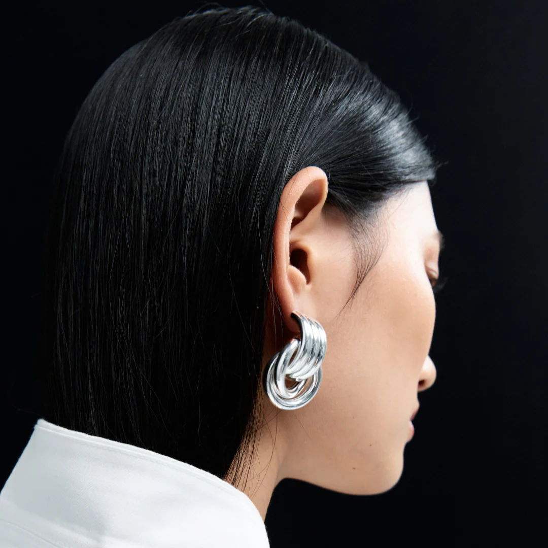 DOUBLE KNOT EARRINGS - Image 13